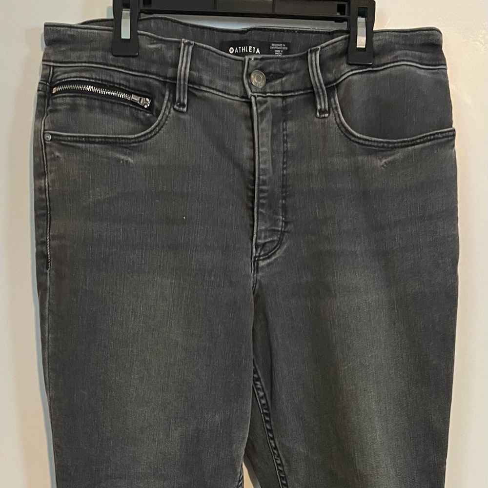 Athleta Dark Gray Skinny Leg Jeans-12
